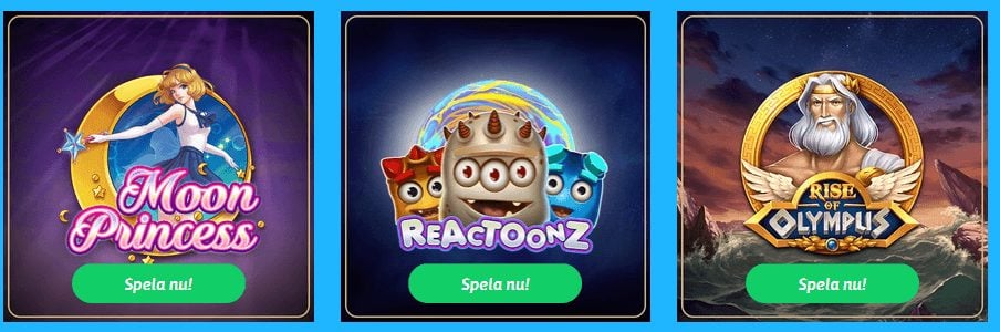 exklusiva progressiva jackpottar