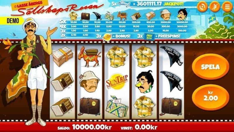 sällskapsresan slot från paf studio