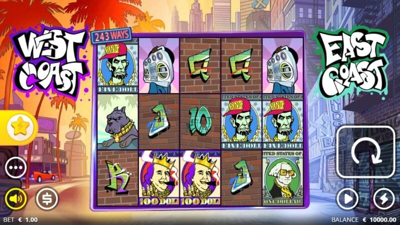 east coast vs west coast slot