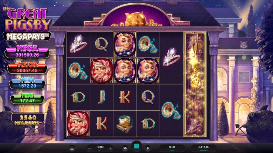 The Great Pigsby Megapays speltavla