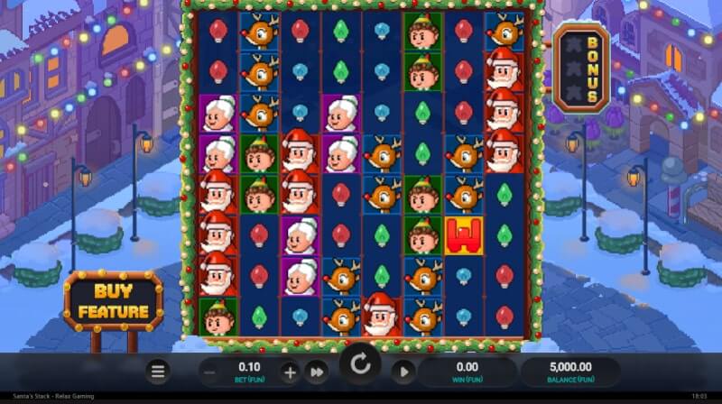 Santas stack slot