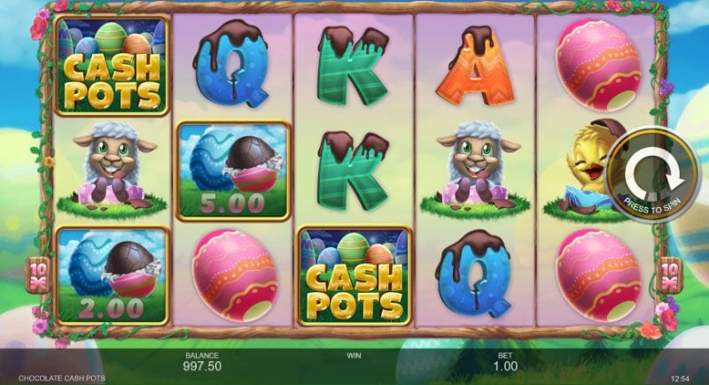 chocolate cash pots slot